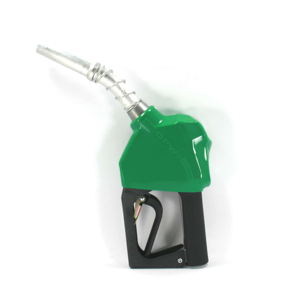 Closeup of OPW fuel nozzle